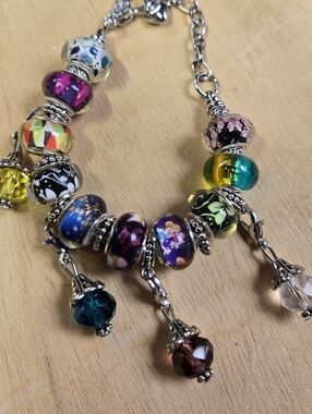 Handmade Bejeweled Dangled Bracelet